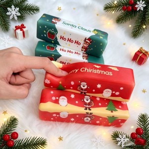Christmas Themed <b>Slow</b> <b>Rise</b> <b>Squishy</b> Toy Simulated Butter Stick Stress Relief Toy - Product Image 1