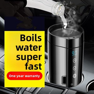 Grande Capacité Tasse Chauffante Intelligente en Acier Inoxydable 304 pour Voiture, <span class=keywords><strong>Thermos</strong></span> Électronique Intégré à Boire Directement, Moderne USB Automobile - Product Image 4