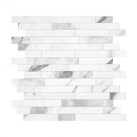 Autocollants muraux modernes 3D en vinyle, effet brique verte, sans jaunissement, 10 feuilles, auto-adhésifs et amovibles, pour crédence de cuisine et salle de bain