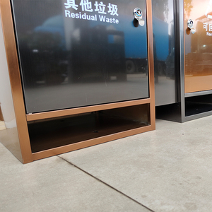 Bán buôn 86L Phân Loại thùng rác <span class=keywords><strong>bin</strong></span> Thùng rác Thùng tái chế Thùng ngoài trời thép không gỉ Thùng rác có thể - Product Image 5