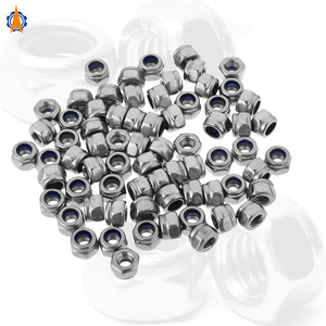 M3 locknuts tự-khóa Nylon chèn 304 thép không gỉ tự khóa 5.5 mét Hex Nut trình điều khiển <span class=keywords><strong>Tiny</strong></span> NUT - Product Image 1