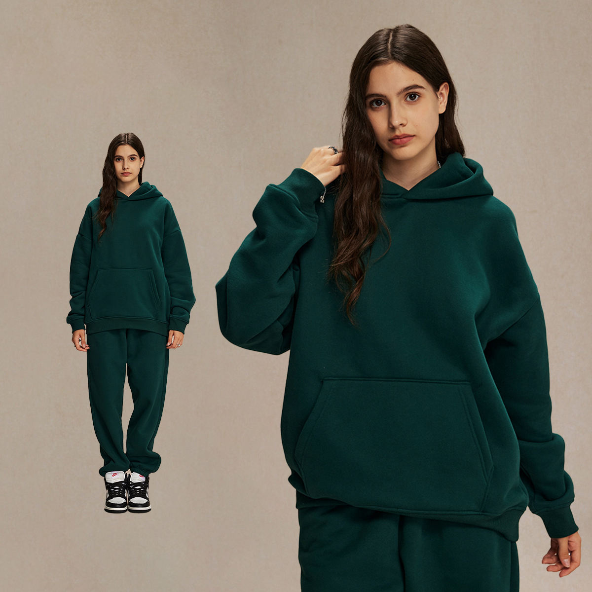 Dark green Hoodie