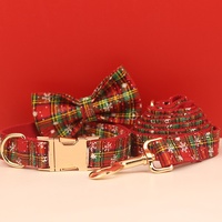Harnais pour chien personnalisé YL avec poignée et boucle, collier, ensemble trois pièces, logo personnalisé, anti-traction, en nylon, motif floral, classique et simple