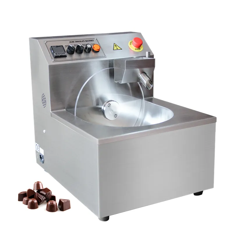 RM chocolat-tempering-machine auto table top wheel chocolat tempering machine chocolat 8000 l machine avec cascade propre logo