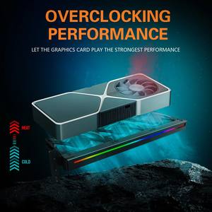 Asiahorse การ์ดจอสำหรับเล่นเกมสีดำ, ที่ระบายความร้อนด้วยระบบไฮดรอลิก ARGB 5V 3 PIN - Product Image 4