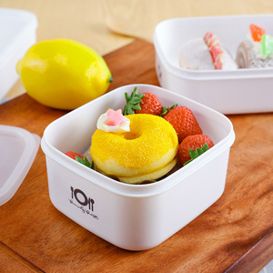 Refrigerador <span class=keywords><strong>Rectangular</strong></span> sin BPA, caja de almacenamiento de frutas, caja de mantenimiento fresco sellada para cocina, fiambrera de plástico - Product Image 5