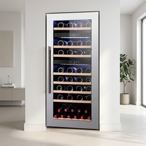 NE-422-12 Triple Zone 62 Bottles 220L Compressor Wine Cooler Built in <b>Kitchen</b> Wine <b>Storage</b> Cabinet - Product Image 1