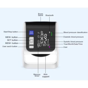 Heart Rate Type Watch Rechargeable Smart Ring Medical Portable Wrist Strap Sphygmomanometer Digital Blood Pressure Monitor - Product Image 6