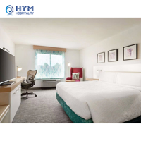 Ensemble de mobilier de chambre d'hôtel commercial de luxe 5 étoiles Hilton Garden Inn Classic 2026 au design moderne en bois
