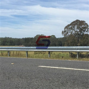 राजमार्ग सुरक्षा के लिए टिकाऊ w बीम गार्ड सड़क दुर्घटना बैरियर गैल्वेनाइज्ड स्टील Asho M180 प्रमाणित यातायात सुरक्षा - Product Image 2