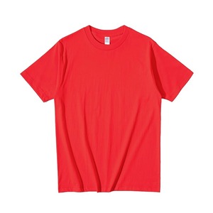 High Quality 100% Cotton Plus Size T-shirt Men's Plain O-neck <b>Tshirt</b> Custom t Shirt - Product Image 5