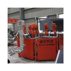Équipement de rotomoulage automatique Carrousel à 3 bras Machine de réservoir d'eau de rotomoulage rotatif