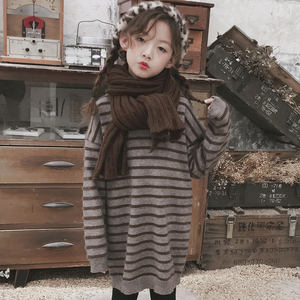 Nouveaux produits : Robes de danse en tricot pour filles, modèle enfant, collection Good Girl, mode enfantine, achat direct Chine - Product Image 3