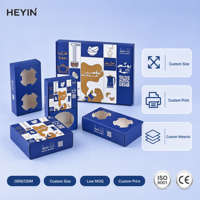 Coffret Cadeau Personnalisé pour Boulangerie, Boîte d'Emballage en Carton avec Fenêtre et Rabat Doré pour Thé, Café, Pâtisseries et Desserts