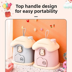 Tirelire Songtai, modèle <span class=keywords><strong>2022</strong></span>, célèbre sur internet, mignonne, avec serrure, pour enfants, forme maison champignon SF-355 - Product Image 2