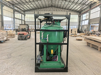 Unité de sablage offshore DB1500 montée sur chenilles, sablage humide sans poussière pour le décapage de peinture et le nettoyage de la corrosion en chantier naval