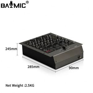 OEM Mixeur à gratter DJ 3 canaux <span class=keywords><strong>Serato</strong></span> Innofader Crossfader DVS licence 3 Effet d'accès direct Selecto - Product Image 1