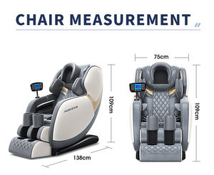Fauteuil de massage électrique moderne à gravité zéro, <span class=keywords><strong>point</strong></span> fixe, corps entier, fonction musicale, cuir PU, 120W, <span class=keywords><strong>le</strong></span> meilleur de Chine - Product Image 4