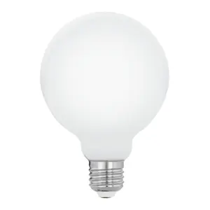 Bombilla de filamento LED E27, 6W, 12V, 24V, 12-24V de CC, 2700K, Ópalo lechoso, G95