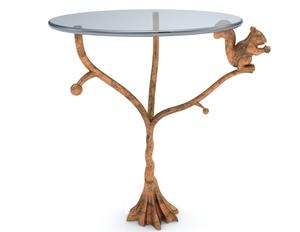 เครื่องใช้ในโรงแรมโต๊ะกระจกทรงกลมดีไซน์สร้างสรรค์โต๊ะสำหรับห้องนั่งเล่นและโรงแรมสำหรับคู่แต่งงาน - Product Image 1