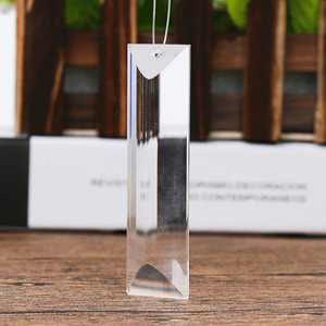 Peças de lustre <span class=keywords><strong>triangular</strong></span> de cristal, pingente de vidro decorativo - Product Image 6