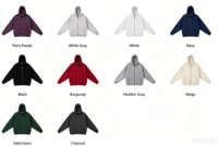Sweat-shirt à capuche zippé surdimensionné en molleton bouclette 420 GSM, personnalisable avec logo, épais, style streetwear unisexe, vente en gros OEM ODM