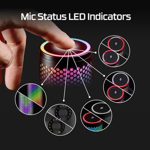 ไมโครโฟน <span class=keywords><strong>USB</strong></span> <span class=keywords><strong>HyperX</strong></span> <span class=keywords><strong>QuadCast</strong></span> 2S รุ่นใหม่ ปี 2026 พร้อมไฟ RGB สำหรับสตรีมมิ่งและพอดแคสต์ พร้อมปุ่มควบคุมในตัว - Product Image 5