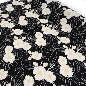 Bán Buôn 100 Phần Trăm Hoa Lá <span class=keywords><strong>Viscose</strong></span> In Spun Rayon Challis Vải Cho Trang Phục - Product Image 4