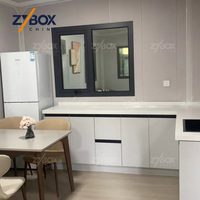Casa contenedor expandible clásica blanca de ZYBOX, exportada a 35 países, casa prefabricada modular para Georgia, Mongolia, y la región de los Balcanes.