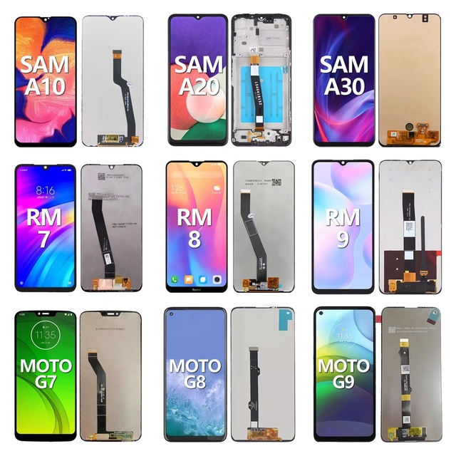 Pantalla Para Redmi Note 12S Mobile Lcd Screen Display Crown for Tecno ZTE BLU Spare Parts and Accessories for iPhone Samsung