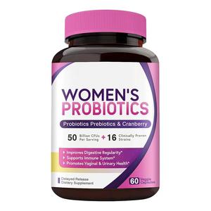 Hot Selling Vrouwen Probiotische Capsules Aanpasbare Voedingssupplementen Directe Fabriek Voor Volwassenen Amazon Grensoverschrijdende E-Commerce - Product Image 1