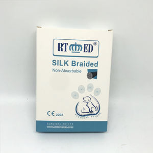 خياطة كاسيت حرير بيطرية غير قابلة للامتصاص لجراحة الحيوانات - Product Image 6
