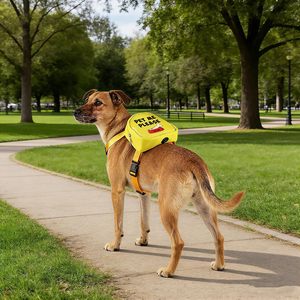 Cartoon Solid Polyester <b>Pet</b> <b>Carrier</b> <b>Backpack</b> with Traction Rope and Zipper Fashionable Outdoor Travel Schoolbag for Dogs Cats - Product Image 6