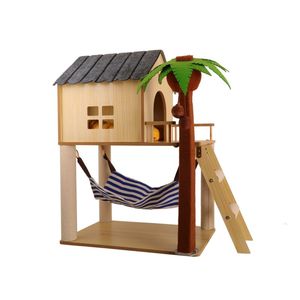 <strong>Large</strong> <strong>Cat's</strong> <strong>Tree</strong> Kitty Tower Condo <strong>Cats</strong> Play Scratch Hide <strong>Climb</strong> <strong>Cat</strong> Tower for Indoor - Product Image 3