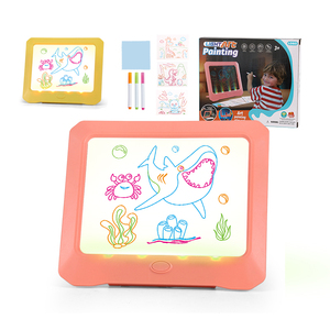 Jouets éducatifs, peinture graffiti, écriture magique, tableau de dessin 3D lumineux, jouets d'écriture pour enfants - Product Image 1