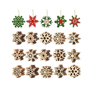 Flocon <span class=keywords><strong>de</strong></span> neige <span class=keywords><strong>en</strong></span> <span class=keywords><strong>bois</strong></span> non fini, découpes à suspendre, tranches <span class=keywords><strong>de</strong></span> <span class=keywords><strong>bois</strong></span> vierges, embellissements artisanaux <span class=keywords><strong>de</strong></span> Noël pour décorations d'arbre <span class=keywords><strong>de</strong></span> Noël - Product Image 1
