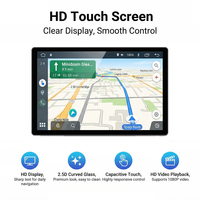 LODARK N5 Pro 13 pouces 2K QLED Boutons rotatifs Android 14 Navigation GPS, UIS7865 12nm Octa Core, 4G LTE 5G WiFi, DSP EQ 36 bandes