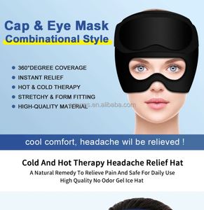 Gorro de Gel para Alivio de Dolores de Cabeza con Terapia de Frío y Calor, Reutilizable, para Migrañas, con Logotipo Personalizado - Product Image 4