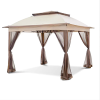 Tente à baldaquin en aluminium grande taille, moderne, écologique, imperméable et anti-UV, pour villa, patio, restaurant, fête en plein air, jardin