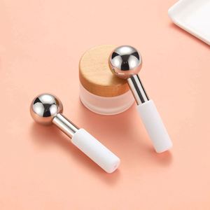 Globo Facial de Hielo de Acero Inoxidable, Bola de Masaje Refrescante para la Cara, Reduce la Hinchazón y las Bolsas Bajo los Ojos, Regalo de Belleza Personalizado - Product Image 1