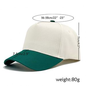 Casquette de baseball unisexe sportive de haute qualité en coton 100% à 5 panneaux avec protection solaire pour toutes les saisons - Product Image 5