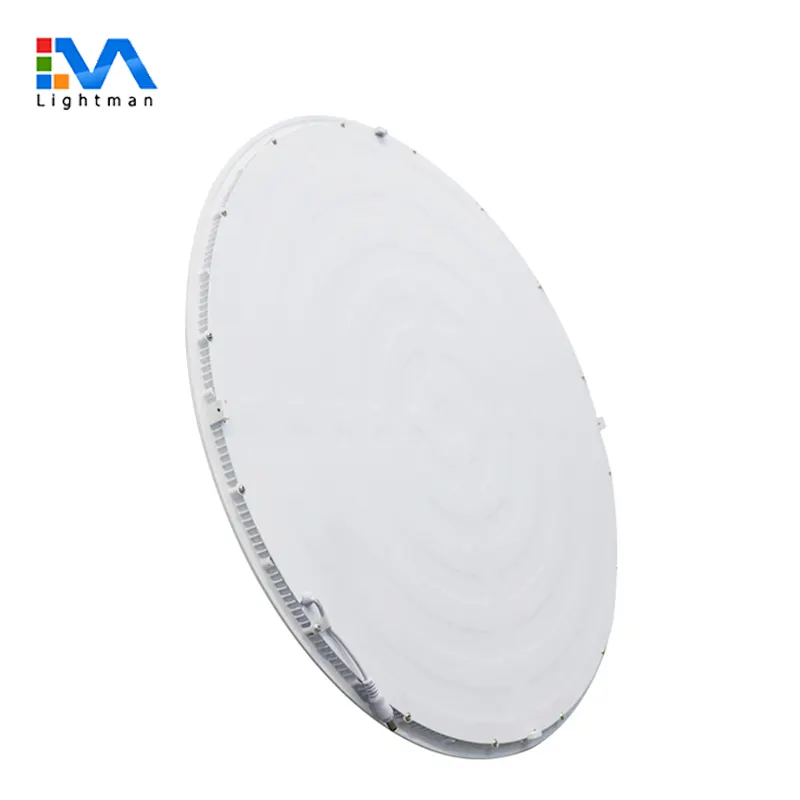 Lampu Panel langit-langit ramping Led bulat 36w, 40w 48w ukuran besar 400mm 500mm 600mm Panel Led kurus