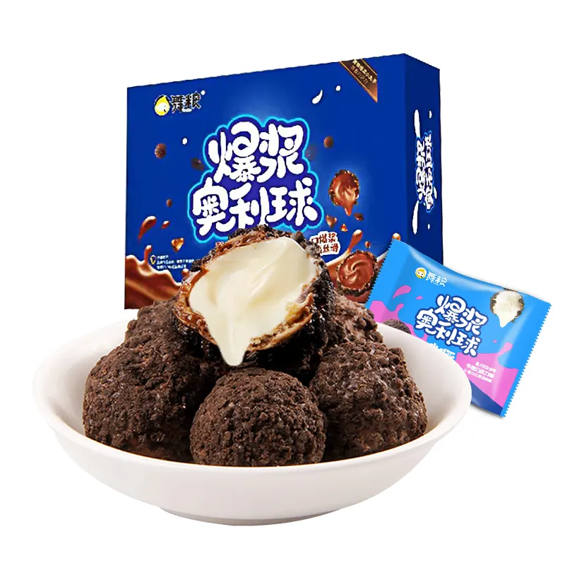 Factory Wholesale Cookies 308g Exploding Ollie Balls About 35 Casual Snacks Chocolat Biscuits Food