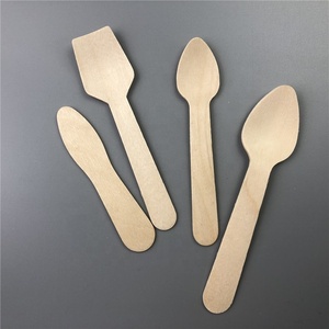 Cuchara de Madera de Abedul Mini Clásica Desechable, Biodegradable y Ecológica, para Helado, Premium, Personalizable con Impresión Personalizada - Product Image 3