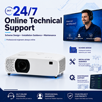 Projecteur laser 4K 3LCD CJ5915 pour salle de cour, 5200 lumens avec contrôle RS232