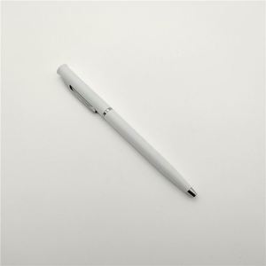 Slim Piano Lacquer Twist Metal Ballpoint <b>Pen</b> With Single Silver Ring Color Rotating Executive Signature <b>Pen</b> Custom Logo - Product Image 6