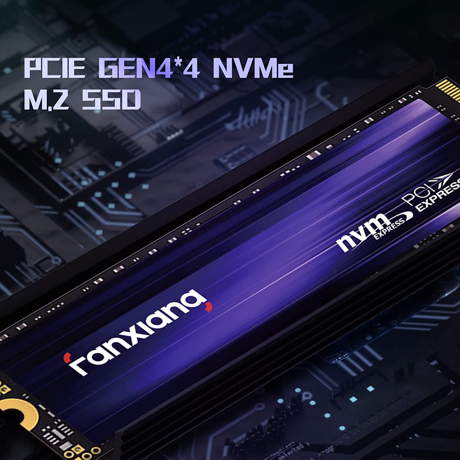 Fanxiang S880 1TB PCIe 4.0 NVMe M.2 2280 SSD - 7300MB/s Read