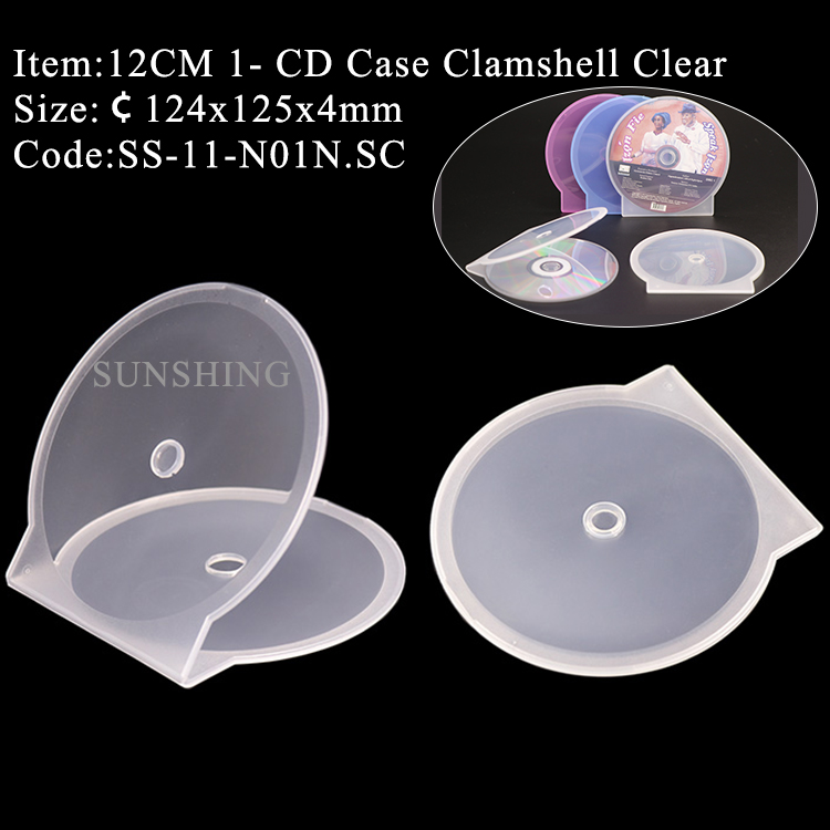 N01:12cm 1-CD Case Clamshell
