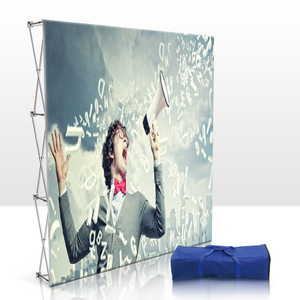 Xách tay Backdrop vải tùy chỉnh Pop Up Booth quảng cáo thương mại hiển thị hiển thị đứng triển lãm tường biểu ngữ - Product Image 2