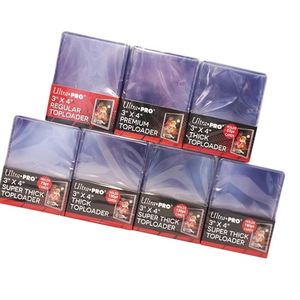 X527 Porte-cartes PVC personnalisé 35pt, Top Loaders 3x4, Protège-cartes en plastique Ultra Pro Toploader pour cartes de sport et de collection - Product Image 2